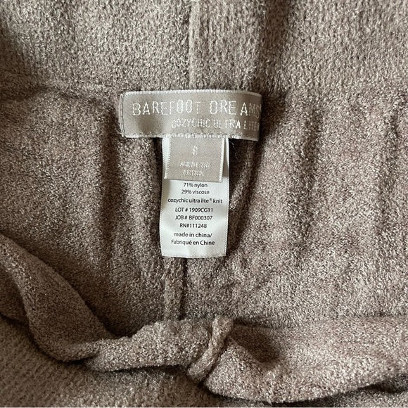 Barefoot Dreams CozyChic Ultra Lite Everyday Pants Size Small Champagne Tan - Picture 3 of 7